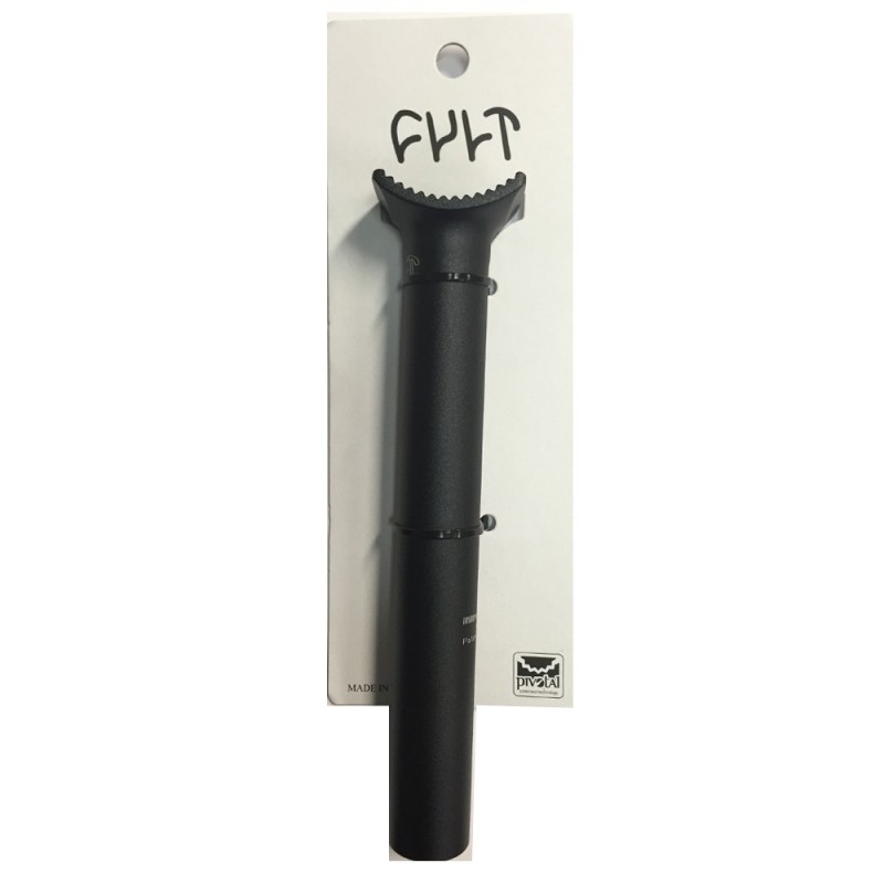 TIGE DE SELLE PIVOTAL BMX CULT COUNTER 200 MM NOIR